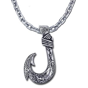 Fishhook Necklace - Medium Big Game Circle Hook by Guy Harvey